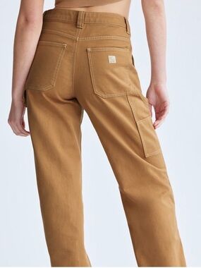 Aritzia TNA Workwear Greenwich Carpenter Pants in Tan